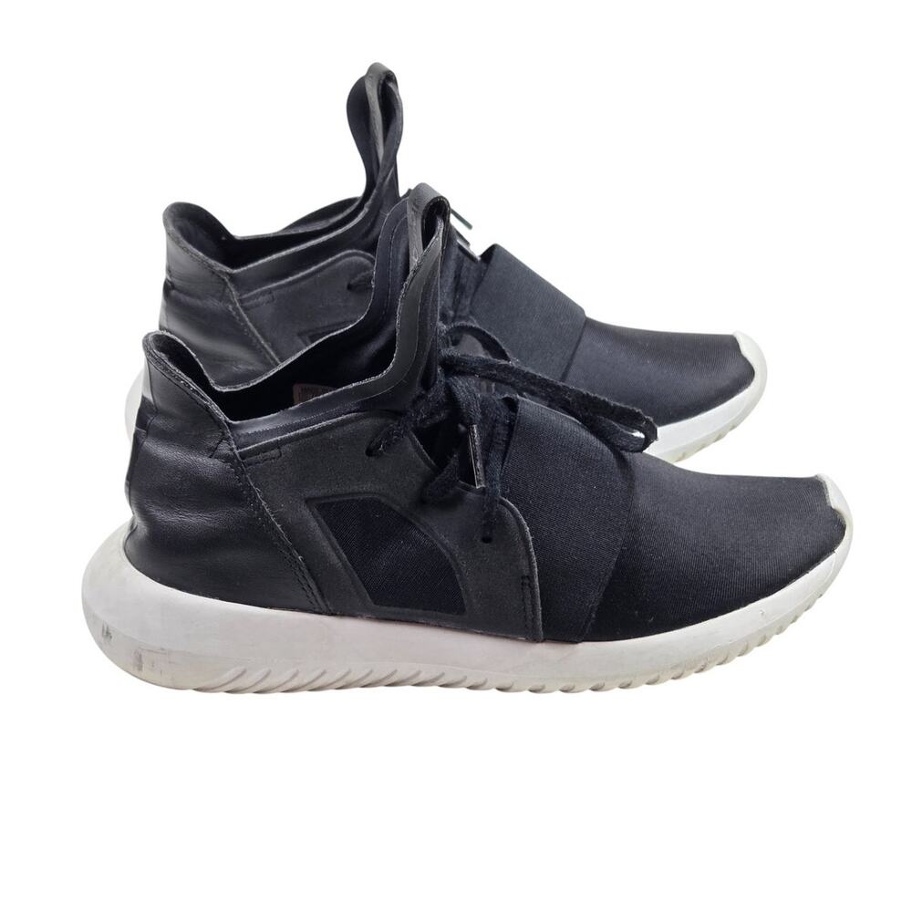 Adidas Womens Size 6 Tubular Defiant Black Running Shoes Sneakers S75249 - Picture 3 of 15